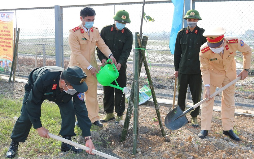 Đoàn Thanh niên Bộ Công an phát động Tháng Thanh niên năm 2021 và Tết trồng cây đời đời nhớ ơn Bác Hồ